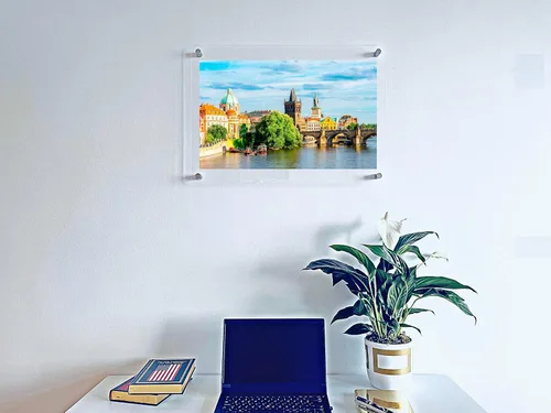 Vista 8 de clicked craft Arte de pared con foto acrílica - Imagen impresa en vidrio, regalo acrílico, foto de retrato, decoración del hogar, regalos para boda