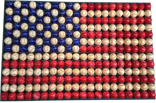 Vista 2 de Béisbol en blanco liso All-American para competición de adultos y jóvenes, juego de liga, práctica, autógrafos y manualidades
