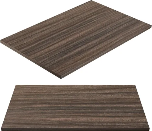Vista 15 de Kaboon Mesa universal de 24 x 24 pulgadas, paquete de 2, solo encimera reversible de melamina, uso doméstico o comercial en interiores, 1 pulgada