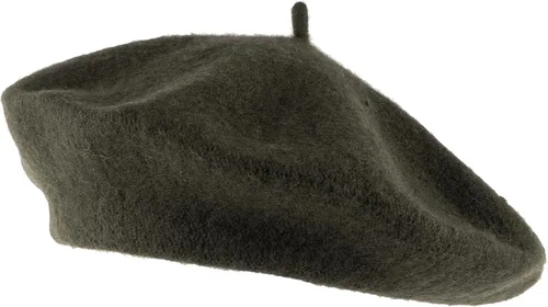 Vista 92 de Hat To Socks Boina francesa de mezcla de lana para hombre y mujer en colores lisos