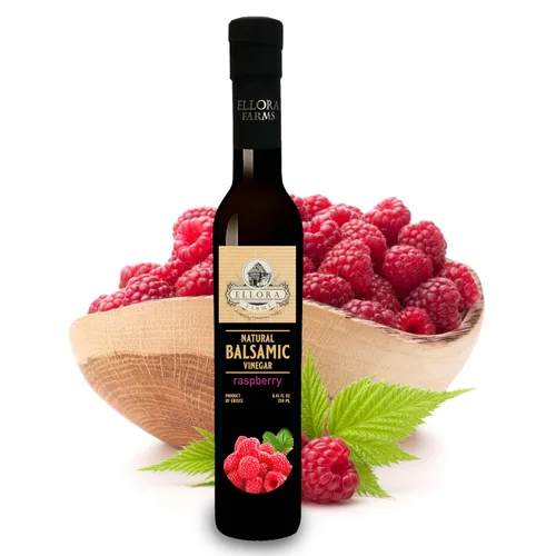 Vista 14 de Ellora Farms, Vinagre balsámico con infusión de jarabe de dátil, espeso, cremoso y envejecido en barrica, sin conservantes, botella de vidrio, 8.45
