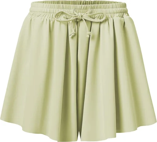 Vista 7 de Pantalones cortos fluidos con diseño de mariposa para niñas, pantalones cortos deportivos para niños pequeños y jóvenes con forro 2 en 1