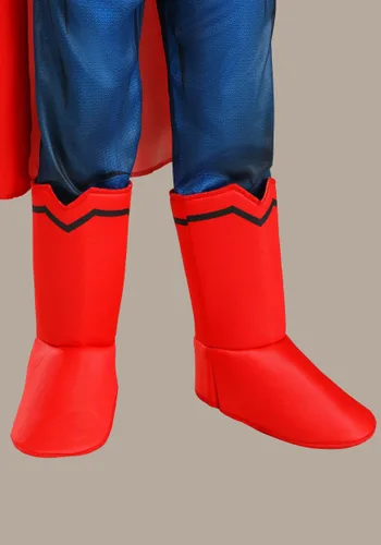 Vista 5 de Disfraz Deluxe de Superman para Niños de DC Comics Multicolor