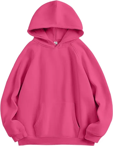 Vista 10 de ANRABESS - Sudaderas con capucha para mujer, sobre talla, de vellón de manga larga, modelo de 2024, para otoño