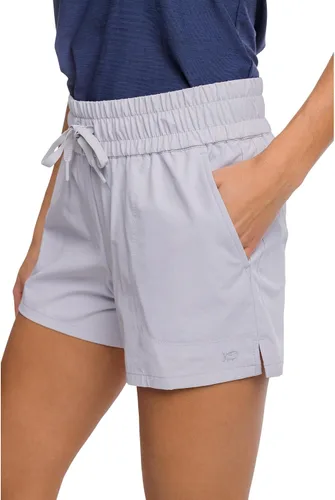 Vista 2 de Southern Tide Neeley Brrr Performance - Pantalones cortos (talla XL), Gris Platino