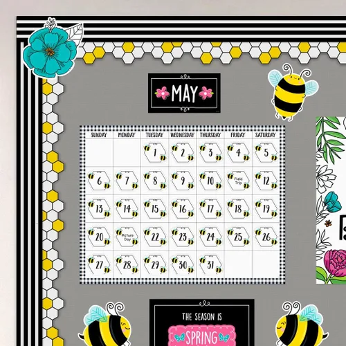 Vista 5 de CTP - Calendario de abejas para el aula (Creative Teaching Press 10585)