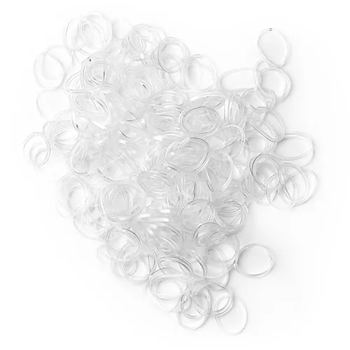 Vista 7 de RED by Kiss 250 mini bandas de goma, bandas elásticas para el cabello suaves para niños, niñas, mujeres, hombres y niños, pequeños accesorios