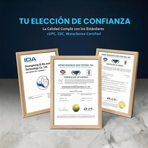 Vista 2 de EMBATHER Juego completo de grifos de ducha, con 3 ajustes de cabezal de ducha de alta presión, accesorios de sistema de ducha de lluvia montados