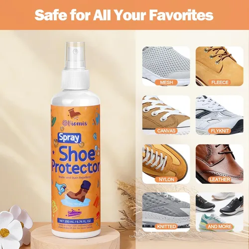 Vista 4 de Shoe Protector Spray - 6.76oz Professional Waterproof Stain Guard Advanced Nano Protection for Suede,Leather,Fabric