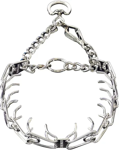 Vista 4 de Pet Supply Importados Herm Sprenger, Collar de entrenamiento cromado con broche de soltado rápido, s, Plateado