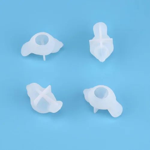 Vista 4 de Paquete de 4 moldes de silicona con forma de pájaro 3D para moldes de resina epoxi, manualidades, llavero, regalo, joyería, fabricación de pequeños
