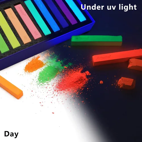 Vista 6 de Artecho Juego de 12 colores pastel de neón para aceite, 12 unidades, 12