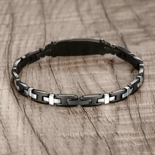 Vista 29 de LinnaLove Lady Medical Alert - Pulseras médicas de acero inoxidable para mujer, 7.5 pulgadas