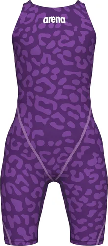Vista 13 de Arena Girls Junior Traje de Baño de Carrera Powerskin ST Next con Espalda Abierta, Traje de Baño Competitivo de Tecnología de Natación Aguamarina