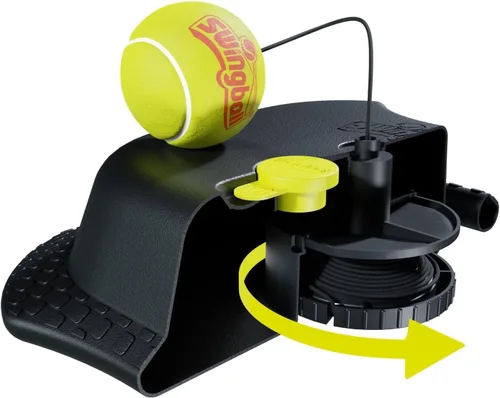 Vista 5 de Swingball All Surface Tetherball Tennis Set – Portable Outdoor Game for Kids & Adults – Includes Paddles & Ball – Backyard, Lawn, or Park Active