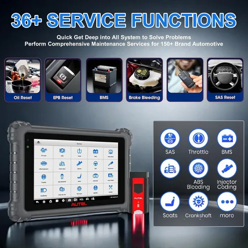 Vista 5 de Autel Escáner de diagnóstico MaxiSys MS906 Pro OBD2, codificación ECU, más de 3000 pruebas activas, servicio de más de 40 años, herramienta