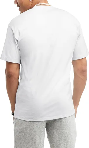 Vista 2 de Champion Men's T-shirt, Cotton Midweight Men's Crewneck Tee, T-shirt for Men, Graphic Script (Reg. or Big & Tall)