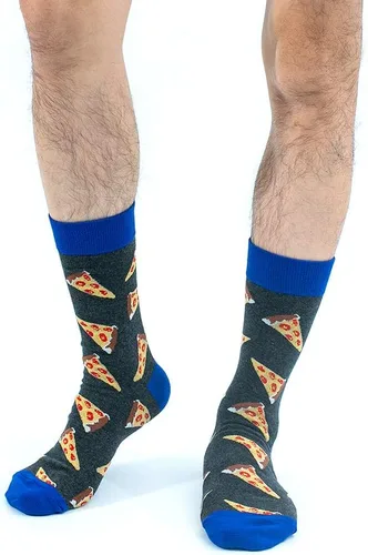 Vista 4 de BONANGEL Calcetines de vestir divertidos para hombre, coloridos y divertidos, calcetines locos, regalos para hombres