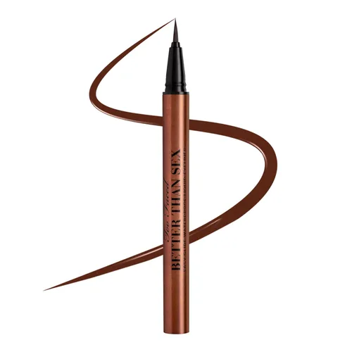 Vista 8 de Too Faced Better Than Sex Easy Glide Delineador Líquido Delineador de Ojos Líquido Resistente a la Descamación e Impermeable para Pigmento 01
