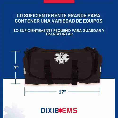 Vista 5 de Dixigear Bolsa de primeros auxilios para primeros respondientes con reflectores - Negro