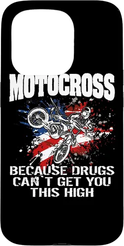 Vista 14 de Motocross Dirtbike MX Motorcycle Us Flag Case para iPhone 17