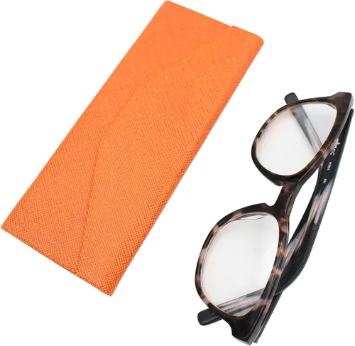 Vista 31 de Real Sic Funda para lentes de sol para hombres y mujeres, soporte magnético plegable para lentes de sol, inspirado en el color sólido