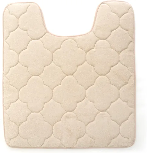 Vista 11 de Tapete de baño de espuma viscoelástica bordada con tecnología Water Shield, 17 x 24 pulgadas, angora