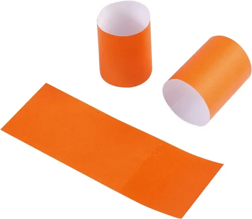 Vista 5 de Gmark Servilleteros autoadhesivos de papel Biege (2500 unidades) – Servilleteros profesionales de 4.25 x 1.5 pulgadas – Envoltorios desechables