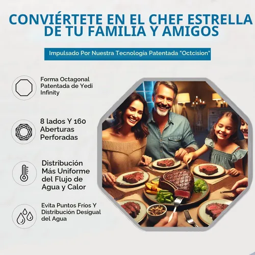 Vista 6 de Yedi Infinity Sous Vide - Cocina de 1000 W con temperatura de precisión
