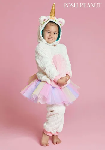 Vista 5 de Posh Peanut - Disfraz de unicornio Eleanor para niños pequeños