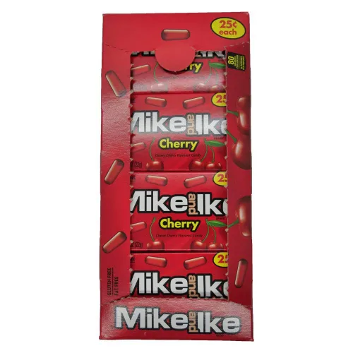 Vista 12 de Mike y Ike Mega Mix 10 Sabores Caramelos Masticables con Sabor a Frutas 5 Oz Caja de Teatro, Surtidos de Frutas, 12 Unidades Frutas surtidas, 12