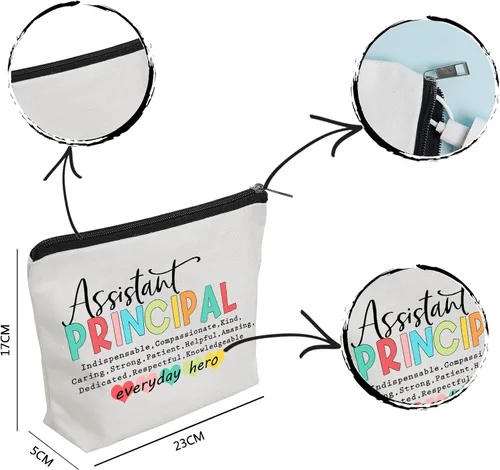 Vista 2 de WZJHCL Kit de supervivencia para asistente de director, regalo de agradecimiento para asistente principal bolsa de maquillaje, asistente