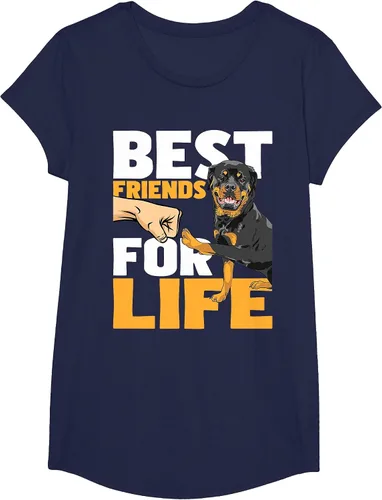 Vista 81 de Best Friends for Life - Rottweiler Animal Dog Lover Breeder T-Shirt