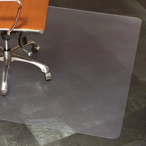 Vista 4 de ES Robbins EverLife - Tapete rectangular de vinilo para silla de 46 x 60 pulgadas, serie Multitask, transparente, uso pesado, 46 x 60 pulgadas