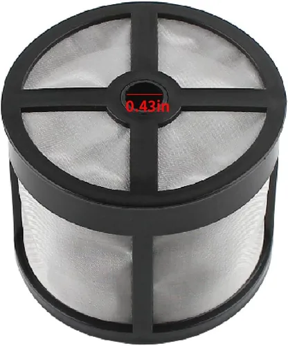 Vista 5 de Anbige Piezas de repuesto Filtro de café reutilizable para percolador, compatible con la mayoría de cafeteras eléctricas de 12 a 14 tazas