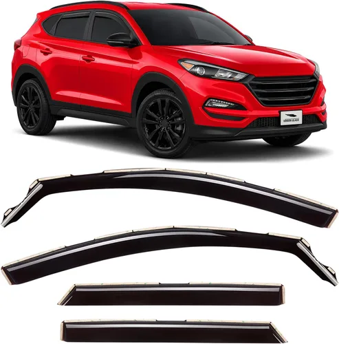 Vista 29 de Voron Glass in-Channel Rain Guards for Chevy Equinox 2018-2024 Para Equinox 18-24