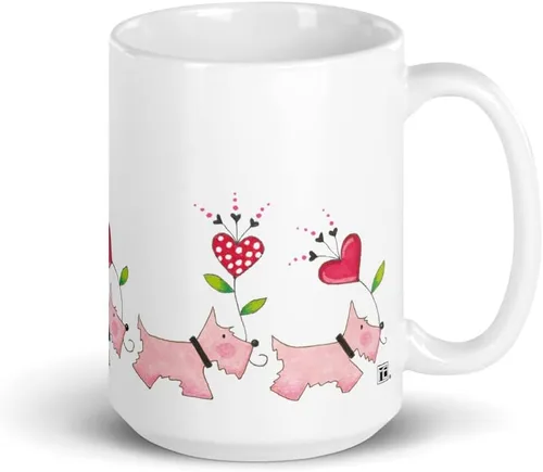 Vista 10 de Mary Engelbreit Taza de café, taza de café de cerámica divertida y linda, taza novedosa, regalo de broma para amigos y compañeros de trabajo, taza