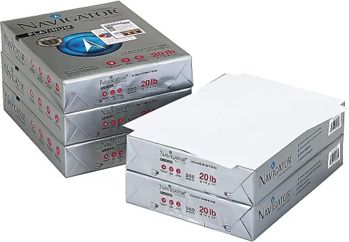 Vista 2 de Navigator NPL11205R Platinum Paper 99 Brillo 20lb 8-1/2 x 11 Blanco 2500/Caja