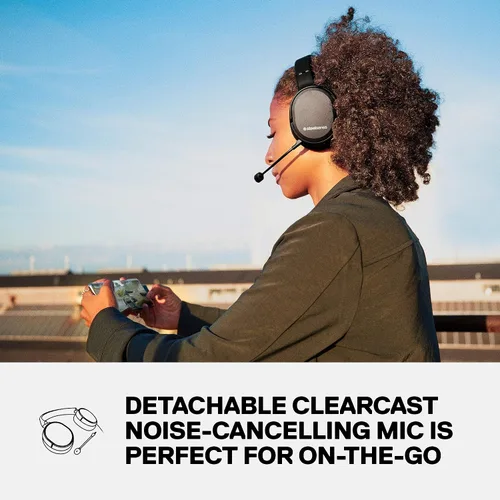 Vista 5 de SteelSeries Arctis 1 - Auriculares inalámbricos para juegos USB-C micrófono Clearcast desmontable para PC PS4 Nintendo Switch y Lite Android
