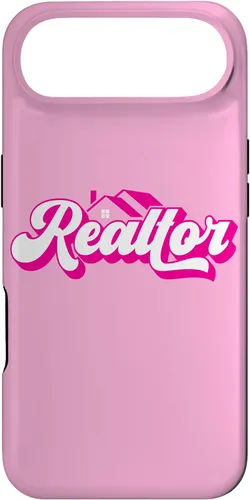 Vista 26 de iPhone 12 Pro Max Agente de Bienes Raíces Mujer Rosa Caso