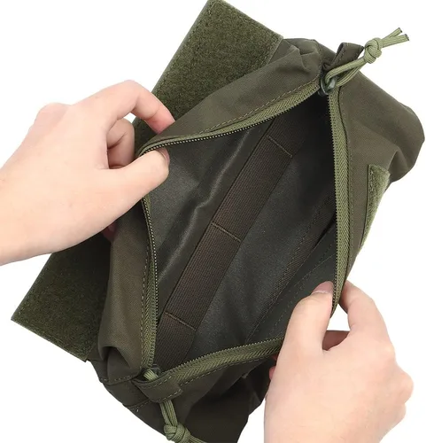 Vista 5 de Tactical FC Mini Drop Pouch Chest Rigs con banda elástica inferior PC chaleco táctico Accesorios RG.