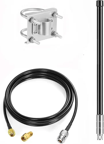 Vista 8 de Antena de cámara celular 4G LTE con cable más grueso de baja pérdida de 10 pies para Spypoint Flex Link Micro EVO Stealth Cam Tactacam Reveal X PRO
