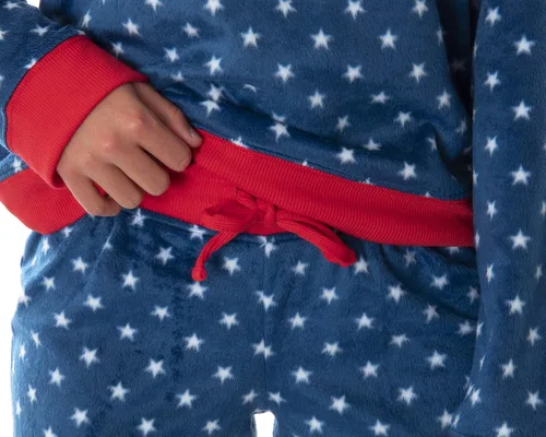 Vista 4 de DC Comics - Conjunto de pijama de manga larga para mujer maravilla