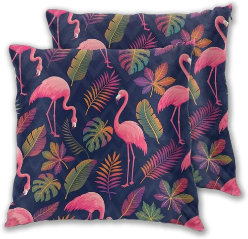 Vista 22 de Juego de 2 fundas de almohada de primavera y verano, diseño de libélula y flor, fundas para sofá, oficina, dormitorio, decoración del hogar, 16 x 16