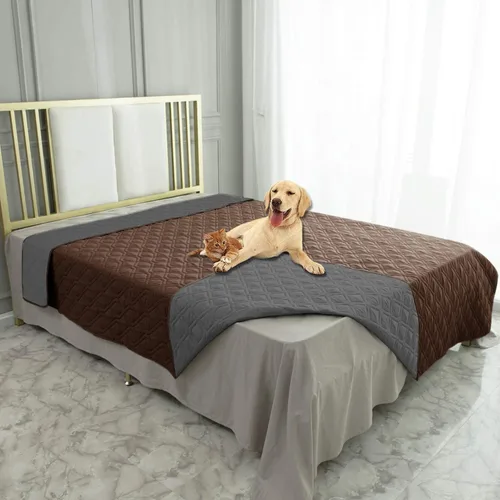 Vista 64 de Ameritex Manta Impermeable Reversible Cubierta para Cama de Perro Manta para Mascotas para Muebles Cama Sofá Sillón