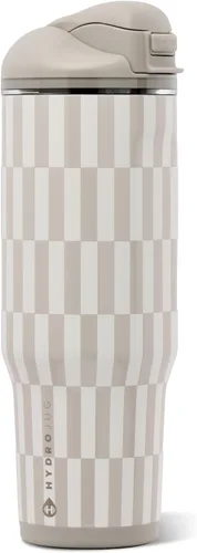 Vista 75 de HydroJug Ease2o - Botella de agua aislada de 24 onzas, tapa con popote y Duna
