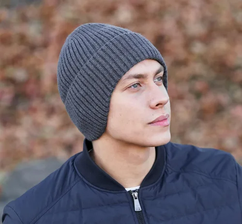 Vista 2 de Connectyle Gorro diario para hombre con orejeras gorro de invierno cálido