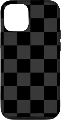 Vista 11 de Funda clásica para iPhone 12 Mini a cuadros grandes diseño de cuadros para mujer y hombre
