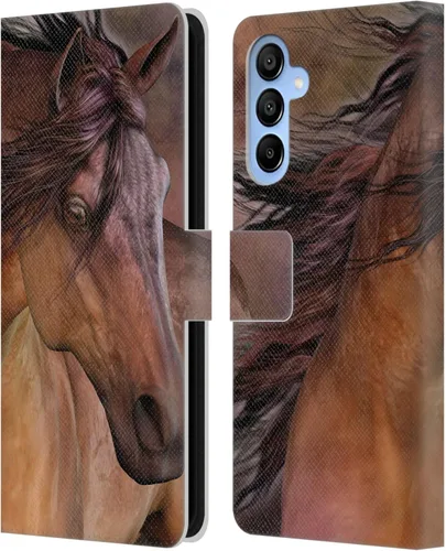 Vista 27 de Head Case Designs Officially Licensed Laurie Prindle A Morgan Christmas Western Stallion Leather Wallet Case Compatible with Samsung Galaxy A07 4G