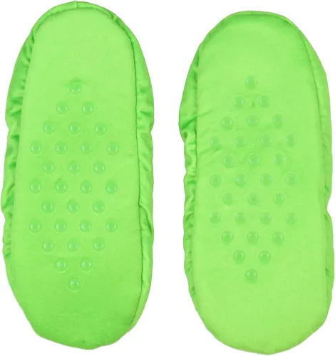 Vista 2 de Disney Monsters Inc Zapatillas Mike Wazowski Personaje Slipper Calcetines con suela antideslizante para mujeres y hombres